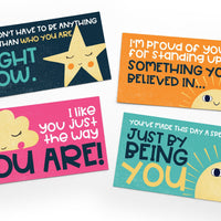 Tear and Share Lunch Note Bundle for Girls - Lunch Notes for Kids