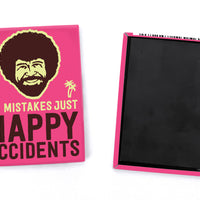 “No Mistakes Just Happy Accidents” Magnet - Official Bob Ross Merchandise