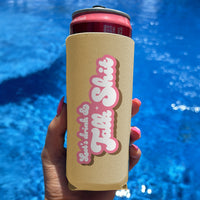 Let's Drink & Talk Shit - Slim Can Drink Koozie