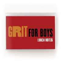 Grit for Boys & Young Men - Lunch Notes and Affirmations
