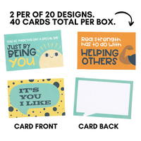 Mr. Rogers Kindness Quote Notecards, Lunch Notes for Kids