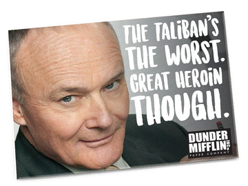 "The Taliban's the Worst" Magnet - Official The Office Merchandise