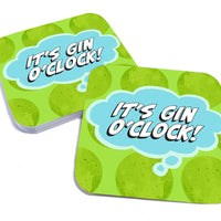 It's Gin O'Clock Paper Coaster Set
