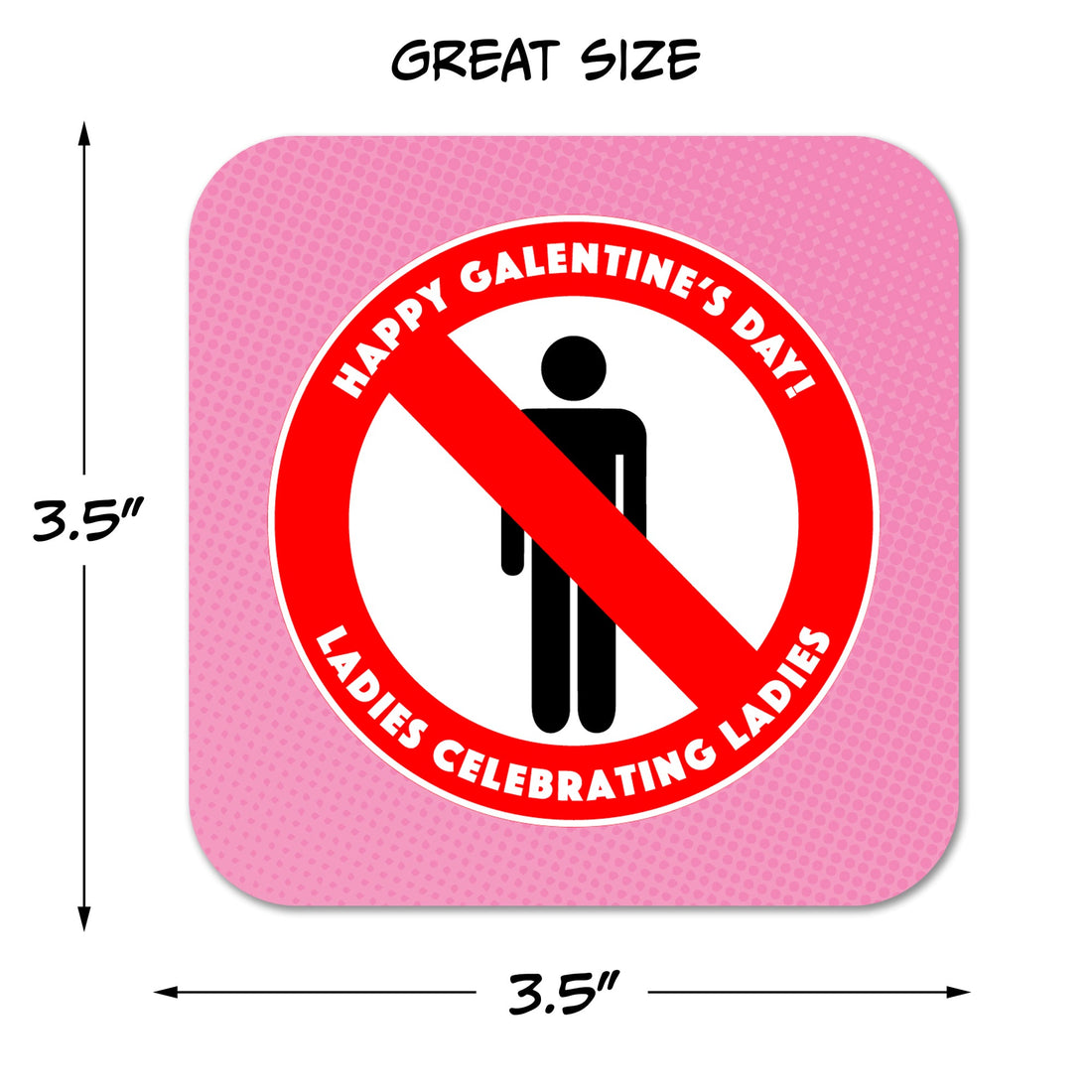 Ladies Celebrating Ladies! Galentine's Day Paper Coaster Set