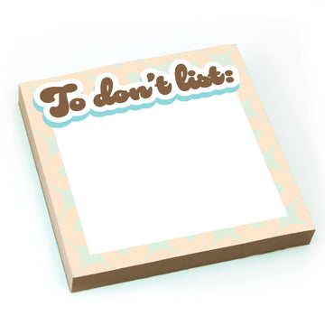 To Don't List - Funny Sticky Notes