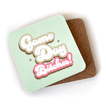 Game Day Bitches - Cork Coaster