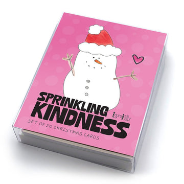 'Sprinkling Christmas Kindness' Greeting Card Set - Box of 20