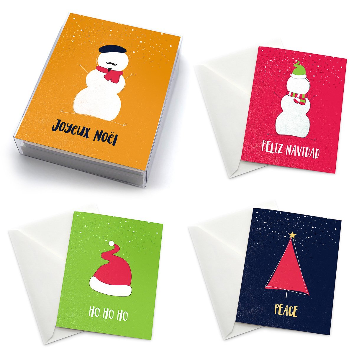 Little Happy Notes Box Set | Mini Cards with Envelopes and Stickers