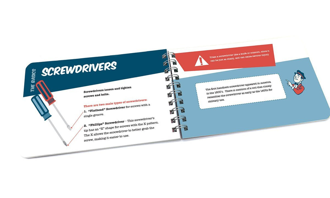 Learning About Tools Book - Fun Facts and Safety Tips