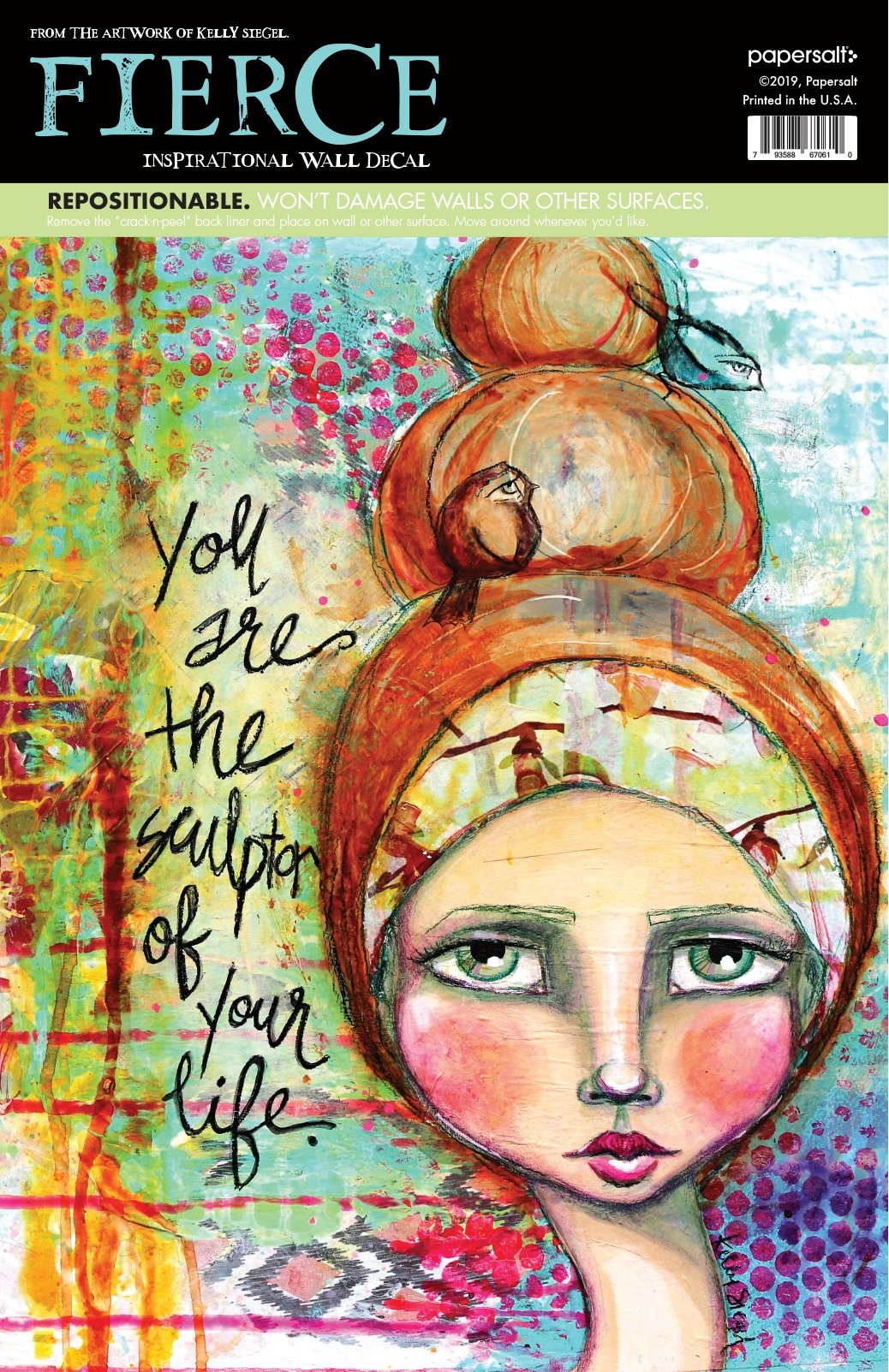 female empowerment wall decal you are the sculptor