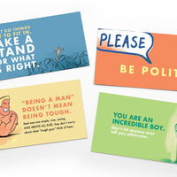 Being a Boy - Tear and Share Lunch Notes for Kids