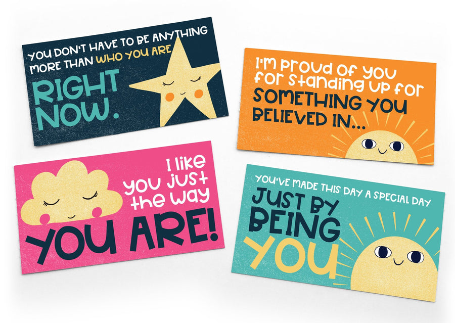 Tear and Share Lunch Note Bundle for Boys - Lunch Notes for Kids