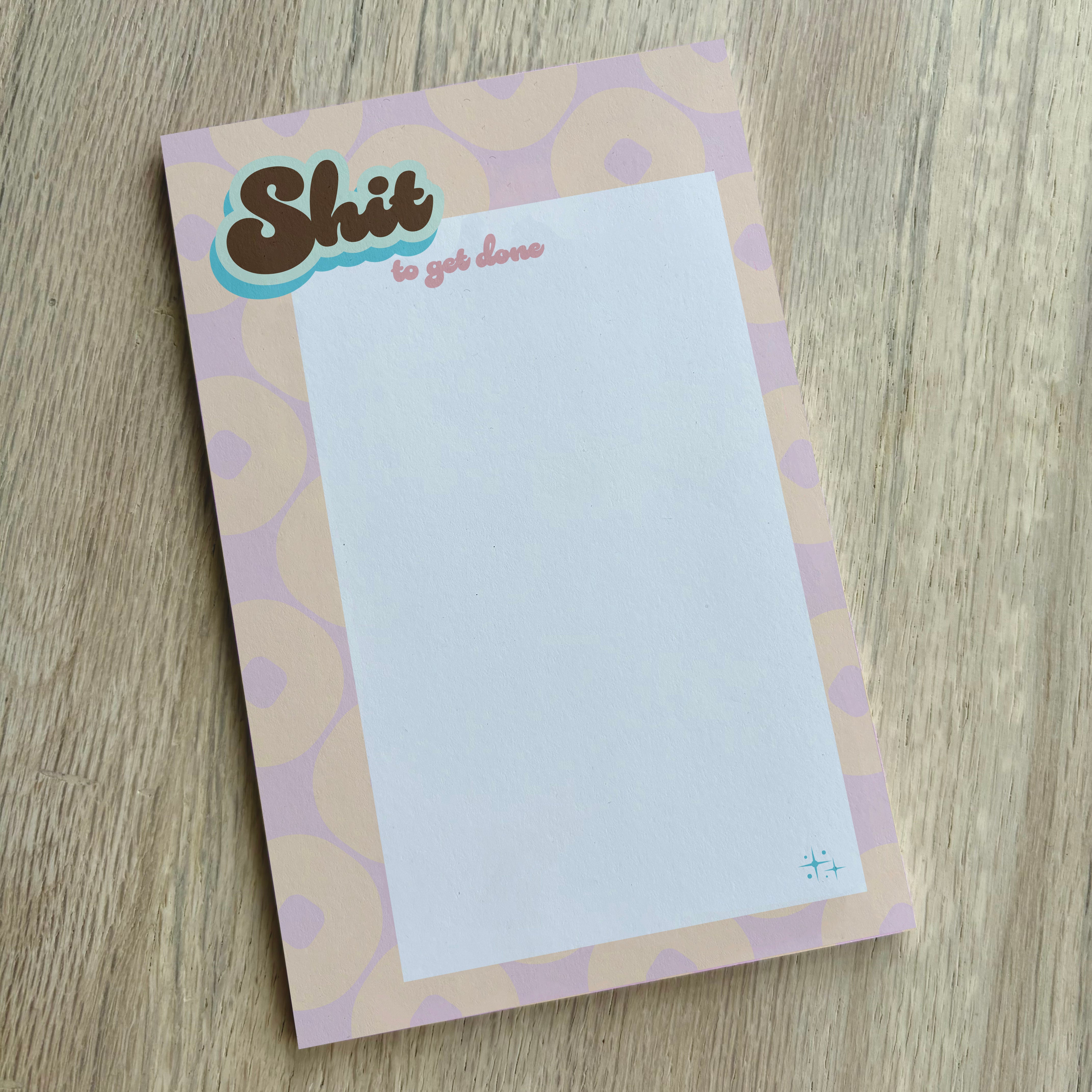 Shit To Get Done | Funny, Oversized Tearaway Notepads by Papersalt
