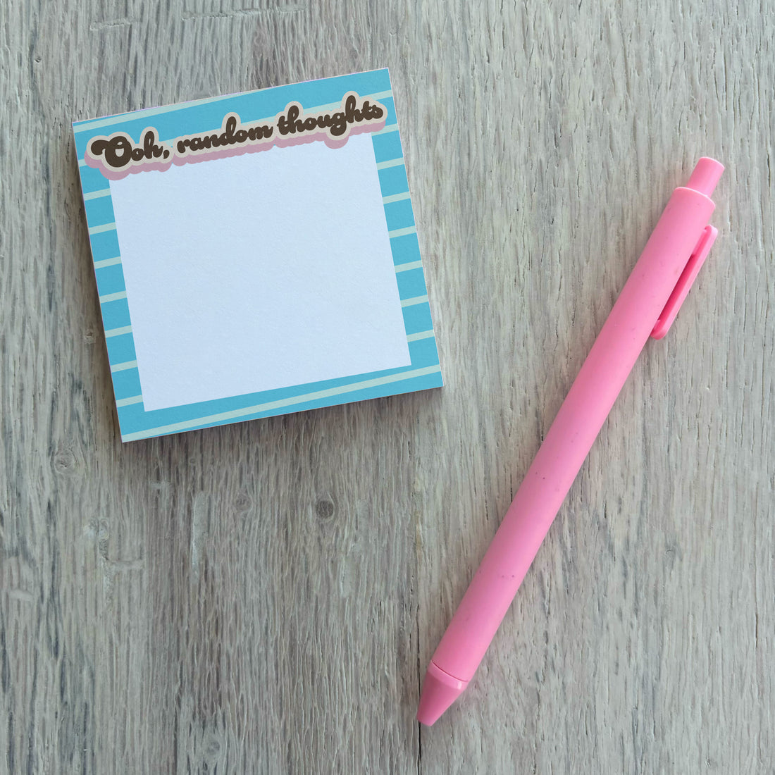 Ooh, Random Thoughts - Cute Sticky Notes