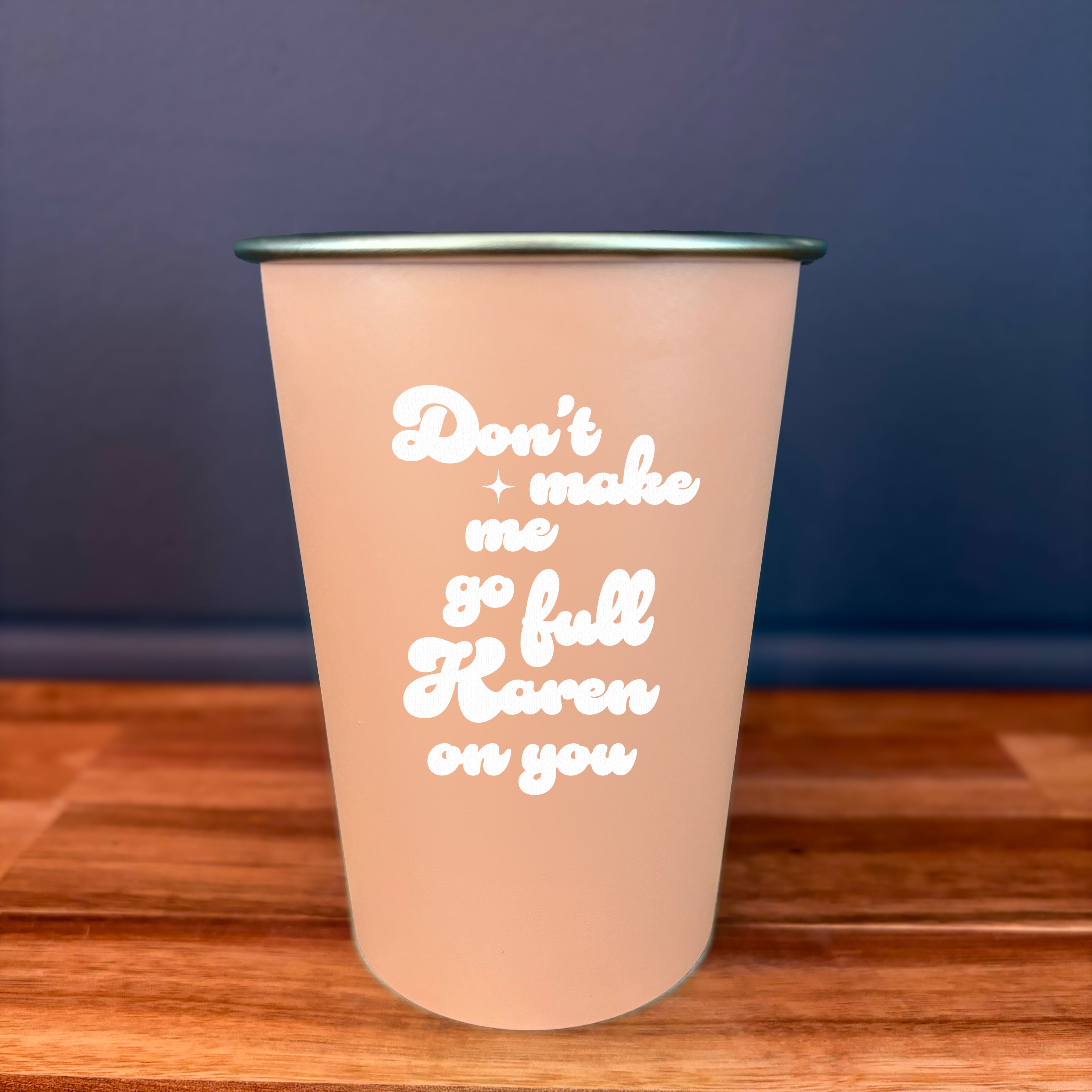 Snarky Stainless Beer Cups: Humor & Durability – Papersalt