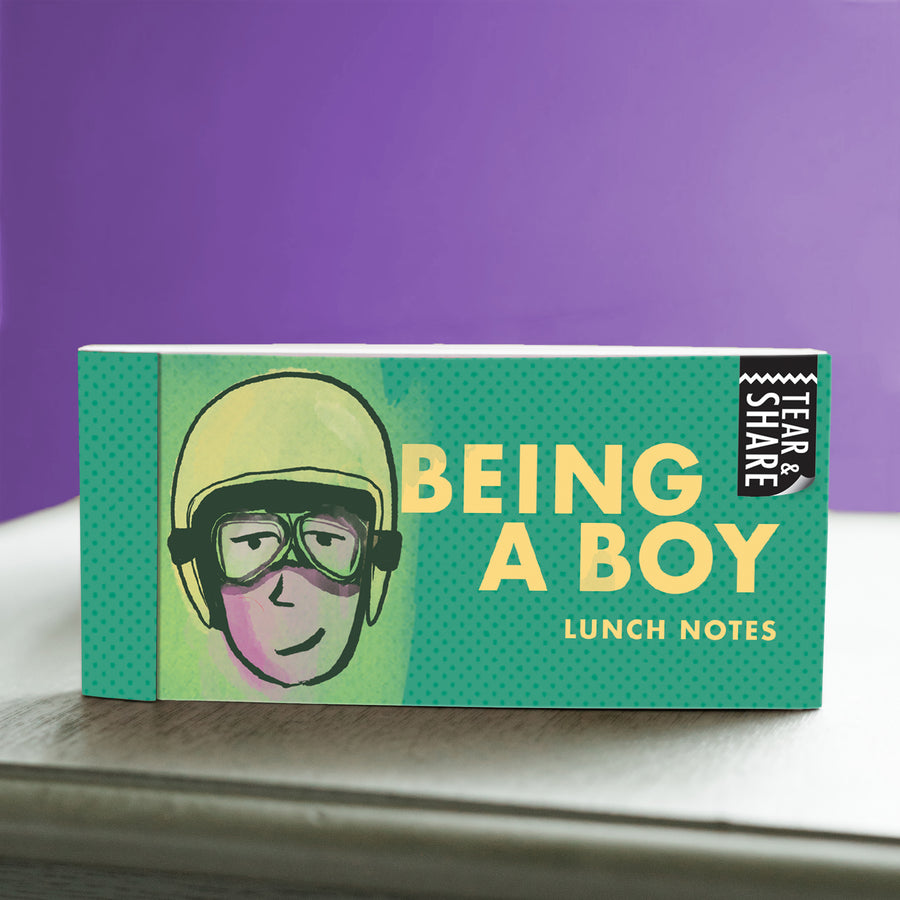 Being a Boy - Tear and Share Lunch Notes for Kids