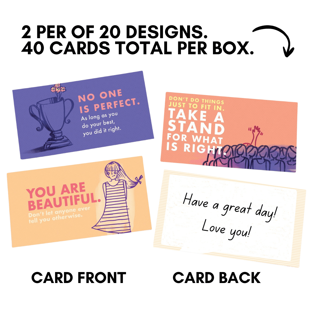 Inspiring Lunch Notes for Young Girls and Kids (Boxed Set)