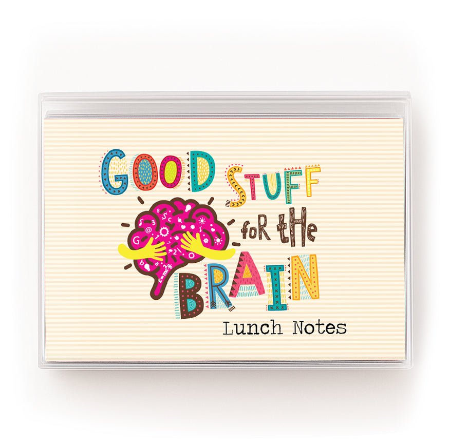 Good Stuff for the Brain - Affirmation Quote Cards and Lunch Notes