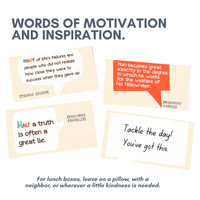 Good Stuff for the Brain - Affirmation Quote Cards and Lunch Notes