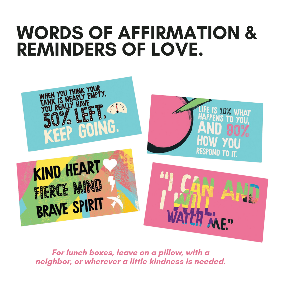 Grit for Girls & Young Women - Lunch Notes and Affirmations