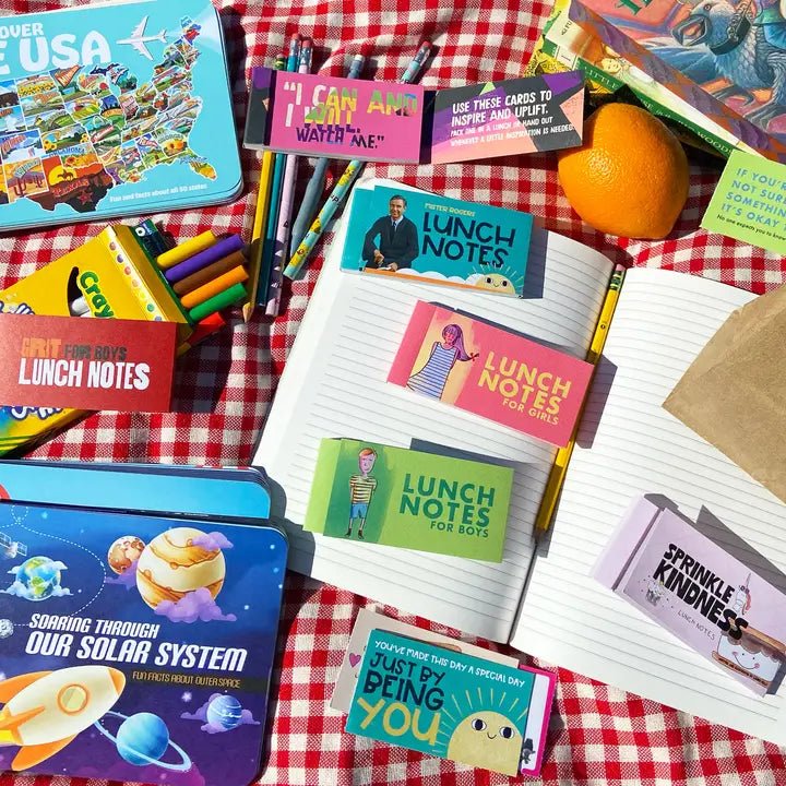 Being a Boy - Tear and Share Lunch Notes for Kids