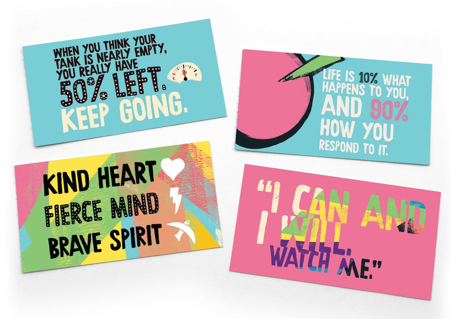 Tear and Share Lunch Note Bundle for Girls - Lunch Notes for Kids