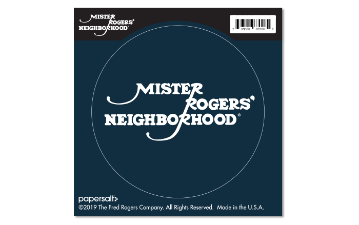 Mister Rogers Neighborhood Novelty Sticker