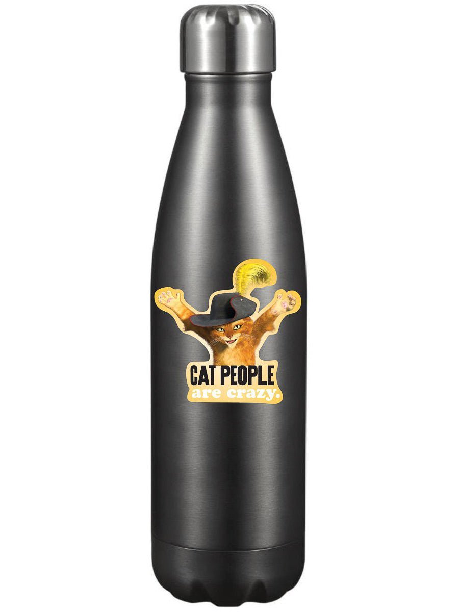 Puss in Boots "Cat People Are Crazy" Vinyl Sticker - Official DreamWorks Shrek Merchandise