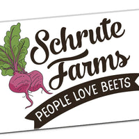 Schrute Farms "People Love Beets" Magnet - Official The Office Merchandise