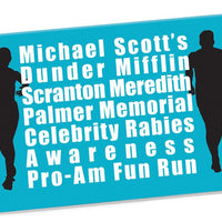 "Michael Scott's Fun Run" Magnet - Official The Office Merchandise