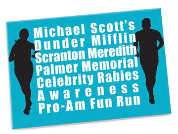 "Michael Scott's Fun Run" Magnet - Official The Office Merchandise