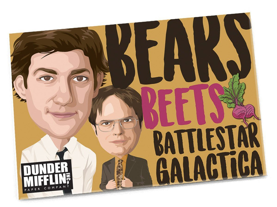 "Bears, Beets, Battlestar Galactica" Magnet - Official The Office Merchandise