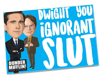 "Dwight You Ignorant Slut" Magnet - Official The Office Merchandise