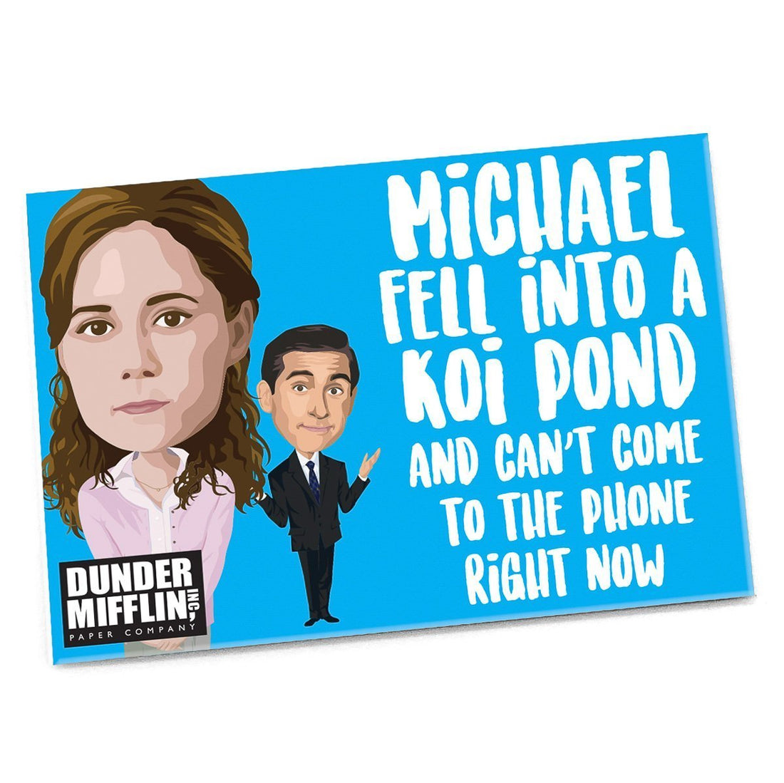 The Office Dunder Mifflin Logo Paper Drink Coasters Set of 6