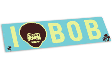 "I Love Bob" Bumper Sticker - Official Bob Ross Merchandise