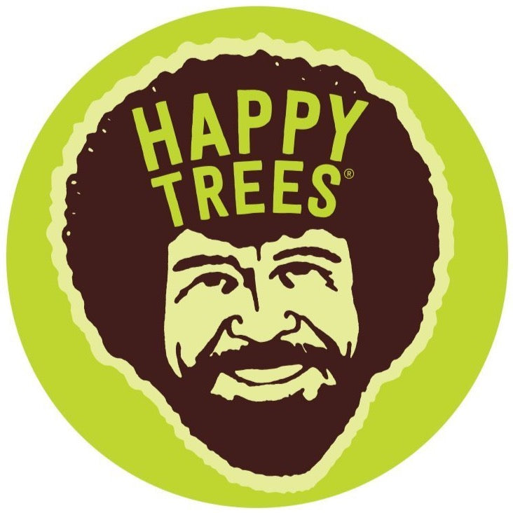 "Happy Trees" Vinyl Sticker - Official Bob Ross Gifts & Merchandise