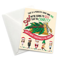 “That is a Perfectly Good Mini Tree” Holiday Card - Official The Office Merchandise