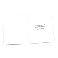 “Good News You're not Actually a Year Older” Birthday Card - Official The Office Merchandise