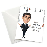 “Happy Birthday Hope It's a Big One” Birthday Card - Official The Office Merchandise