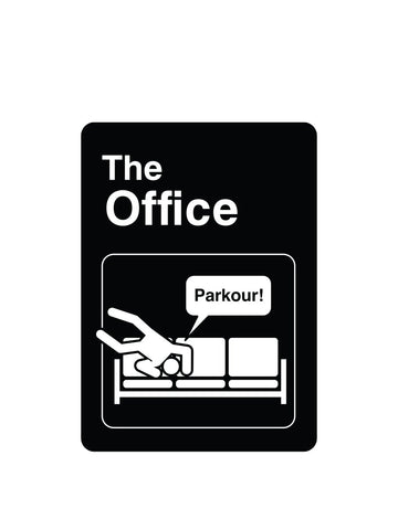 The Office Logo Parkour Vinyl Sticker - Official The Office Merchandise