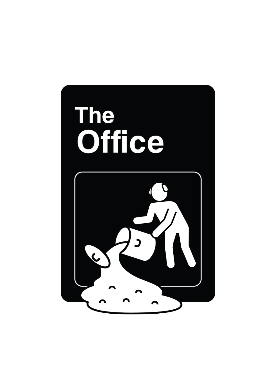 The Office Logo Kevin’s Chili Spill Vinyl Sticker - Official The Office Merchandise