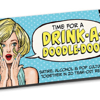 Time for a Drink-a-Doodle Doo! - Classic Cocktail Recipe Note Cards