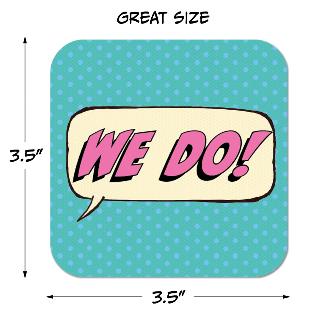 We Do! Paper Coaster Set