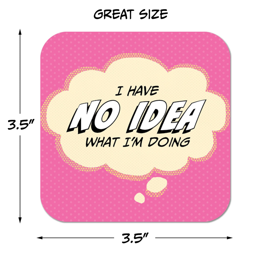 I Have No Idea What I'm Doing Paper Coaster Set