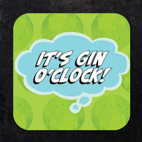 It's Gin O'Clock Paper Coaster Set