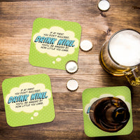 If at First You Don't Succeed, Drink Wine... Paper Coaster Set