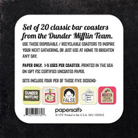 The Office: Everyday Assorted Paper Coaster Set (of 5)