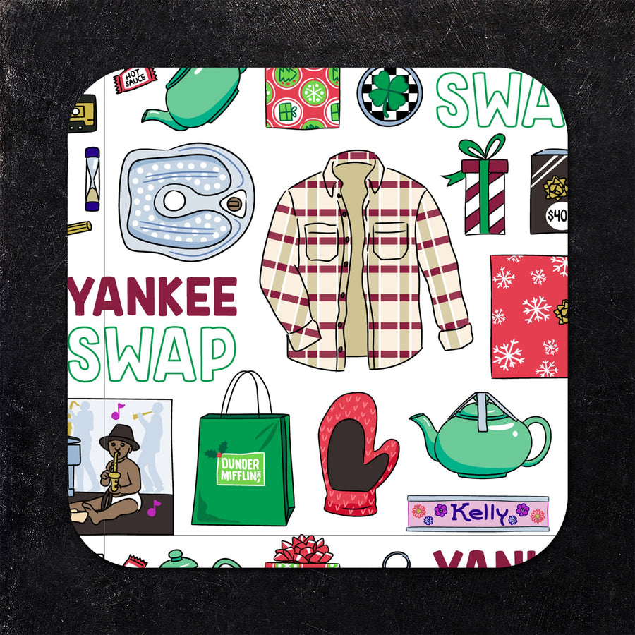 The Office: Assorted Holiday Paper Coaster Set (of 5)