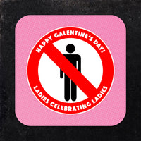 Ladies Celebrating Ladies! Galentine's Day Paper Coaster Set