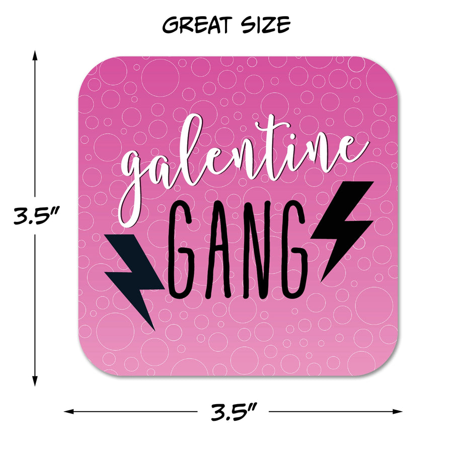 Galentine Gang Holiday Paper Coaster Set